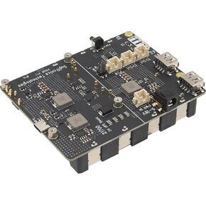 Geekworm X1206 4-Cell 5V UPS Shield for Raspberry Pi 5| Max 5.1V 6A Output|Wide 9-18V Input|Auto Power On|Safe Shutdown|Power Loss Detection