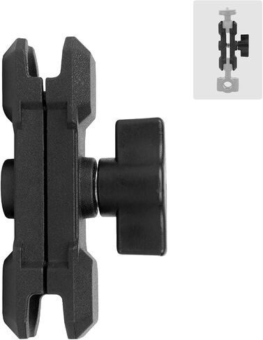 Double Socket Arm,Extension Arm Compatible with RAM Mounts Any B Size 1" Ball Head Components & Bike Motorcycle Car Phone Mount Holder with 1'' Ball Adapter, Aluminum Alloy Long 5.9", 75003 in Saudi Arabia