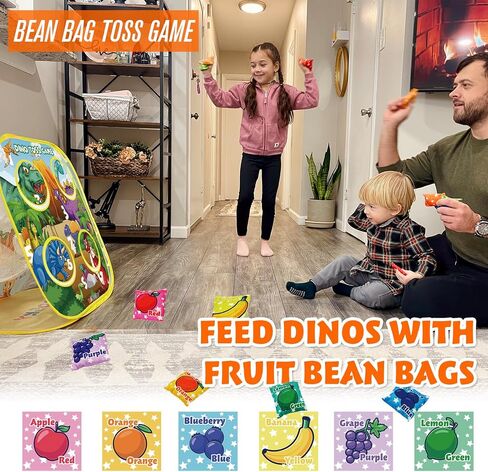 RaboSky Small Bean Bags for Kids Tossing, Mini Beanbags Toss Toy for Toddler Preschool Prek Daycare Supplies Classroom Circle Time Home Schooling Indoor Outdoor Backyard Activities Cornhole Game in Saudi Arabia