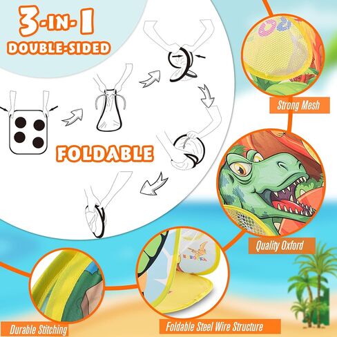 RaboSky Small Bean Bags for Kids Tossing, Mini Beanbags Toss Toy for Toddler Preschool Prek Daycare Supplies Classroom Circle Time Home Schooling Indoor Outdoor Backyard Activities Cornhole Game in Saudi Arabia