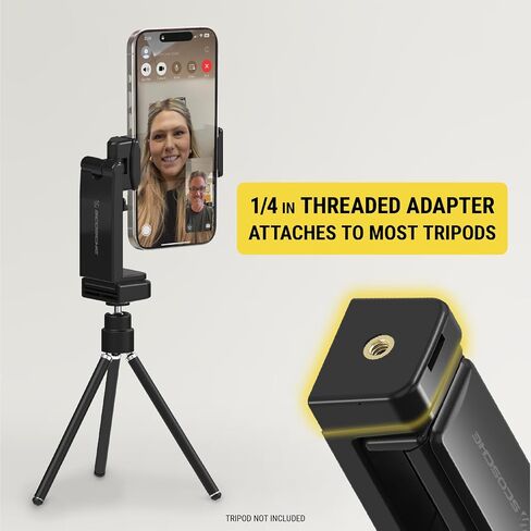 Scosche SUHTRVL-SP1 Universal in Flight Airplane Phone Holder Mount, Plane Travel Essentials for Flying with Kids, Cell Phone Stand for Desk, Tray Table Compatible with Apple iPhone, Galaxy and More in Saudi Arabia