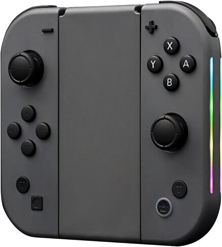 JYELUK Replacement for Nintendo Switch Controller,Compatible with Switch Controllers With RGB LED&Charging Grip，Support Double Vibration/Wake-up/Screenshot in Kuwait