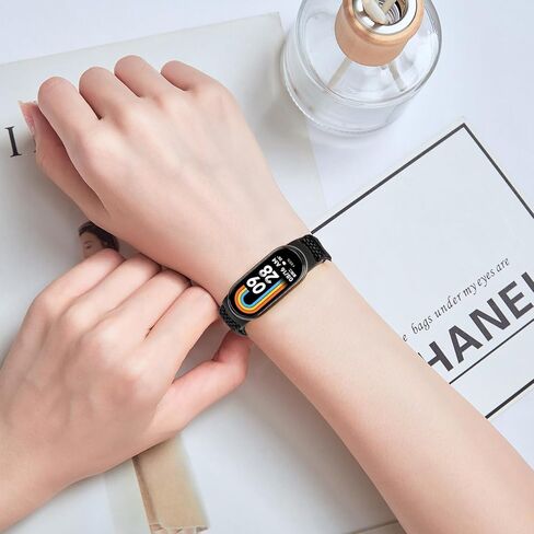 Elastic Band For Xiaomi Smart Band 9/8, Lightweight Solo Loop Nylon Sport Replacement Wriststrap for Women Men in Kuwait