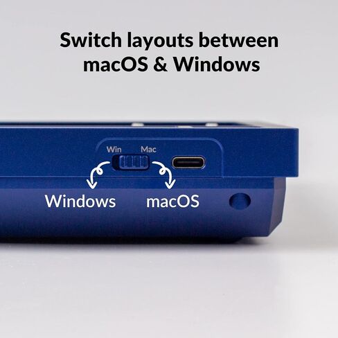 Keychron Q3 TKL Layout Hot-Swappable Wired Custom Mechanical Keyboard Full Aluminum Knob Barebone Version, QMK/VIA Programmable Macro, Double-Gasket DIY Kit Compatible with Mac Windows Linux-Blue in Kuwait