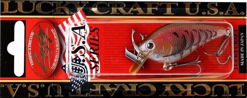 LUCKY CRAFT LC 1.0, Freshwater Bass Fishing Lure, Crank Bait, Smallmouth, Walleye, Pike, Floating, Tournament Winning, Perfect Wobbling, Squarebill, Fishing Gear, Fishing Accessories, Fishing Tackle in Kuwait