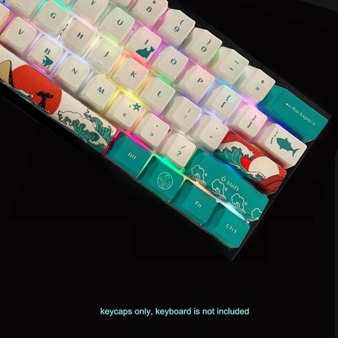 X XVX Shine من خلال Ceycaps PBT ، مفاتيح مخصصة 60 75 100 ٪ OEM ملفات تعريف ، قبعات مفتاح Doubleshot تم تعيينها لـ 61/64/68/84/87/100/104/108 لوحة مفاتيح ميكانيكية للألعاب ، التدرج الرمادي in Kuwait