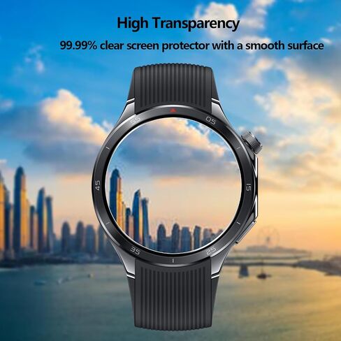 2 Pack Tempered Glass for OnePlus Watch 3 Screen Protector,9H Hardness,Ultra Resistant,Anti-Fingerprints,No Bubbles,HD-Clear,Full Coverage Watch Film for OnePlus Watch 3 in Saudi Arabia