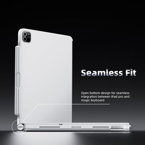 iPad Pro 11" Case, Compatible with Magic Keyboard & Smart Keyboard Folio, Magnetic Protective Slim Cover with Pencil Holder for 11" iPad Pro 1st-4th Gen 2018-2022 - Black in Kuwait