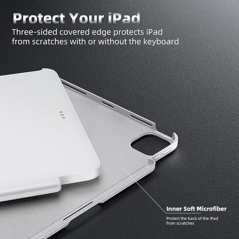 iPad Pro 11" Case, Compatible with Magic Keyboard & Smart Keyboard Folio, Magnetic Protective Slim Cover with Pencil Holder for 11" iPad Pro 1st-4th Gen 2018-2022 - Black in Kuwait