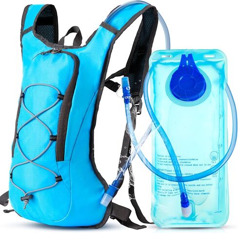 Hydration Backpack with 2L Water Bladder Daypack Light Bike Hydration Pack Water Backpack Hiking for Cycling Running Hiking Climbing in Saudi Arabia