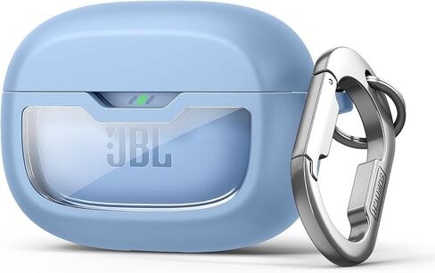 غطاء علبة Suritch لـ JBL Vibe Beam/ JBL Vibe Beam 2/ JBL Vibe 200tws سماعات الأذن ، وغطاء سماعات رأس واقية مغناطيسي مقاوم للصدمة ، وعلبة مصد وعرة مع مجموعة Carabiner & Cleaning Tool ، الأسود in Kuwait