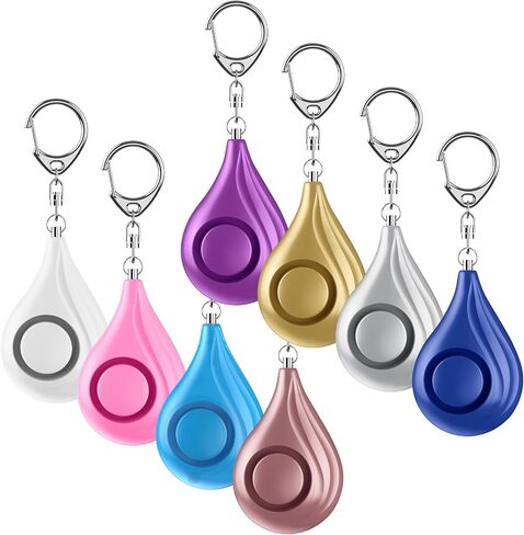 Personal Safety Alarms for Women for Women, Birthday Gifts for Women, Teen Girl, Daughter, Niece, Granddaughter, Kids, Personal Security Alarm Keychain, 4 Pack, 4 Color in Saudi Arabia