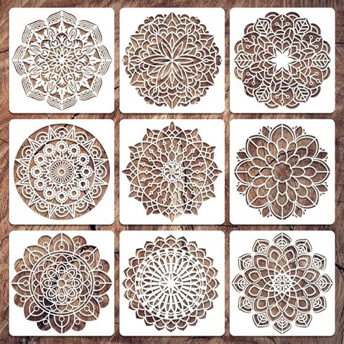 45 Pcs Plastic Cursive Letter Stencils for Painting, Reusable Fancy Alphabet Calligraphy Templates with Numbers, Signs, Patterns for DIY Arts Crafts Painting Wood in Saudi Arabia