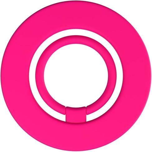 FELONY CASE - Neon Pink MagSafe Ring Grip and Stand - Version 2.0 - Improved Stronger Magnet, Magnetic Phone Ring Holder for MagSafe Compatible iPhone 16, 15, 14, 13, 12, Pro, Pro Max-Drop Protection in Kuwait