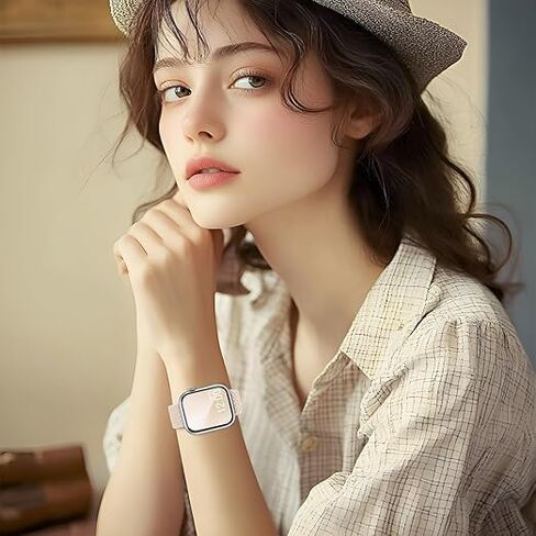 Braided Stretchy Loop Compatible with Apple Watch Band for Women Men 38mm 40mm 41mm 42mm 44mm 45mm 49mm - Sport Nylon Elastic Strap for iWatch Series Ultra SE 10 9 8 7 6 5 4 3 2 1 in Kuwait
