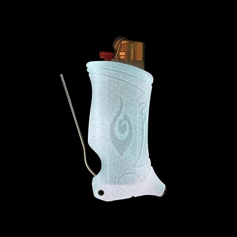 Toker Poker - Bic Lighter Sleeve Glow in The Dark - All Inclusive Tool for Camping and Other (Glow Pink) in Kuwait