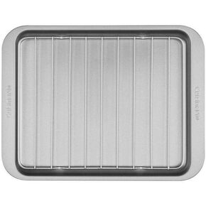 Chef's Classic Non-Stick Toaster Oven Broiler Pan with Rack - Fits in ALL Standard Toaster Ovens