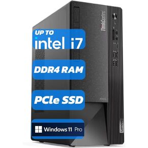 Lenovo ThinkCentre Neo 50T Business Desktop | Intel Core i7-12700K | 64GB RAM | 1TB SSD | 7-in-1 Card Reader | RJ45 | Windows 11 Pro | for Efficient Workspaces