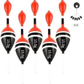 Slip Bobbers & Stops for Crappie & Bass Fishing - عوامات متميزة ، سدادات بوبر ، وجماعة إكسسوارات