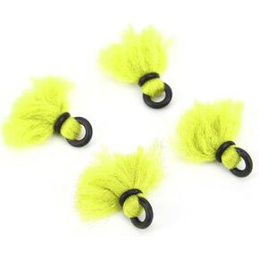 VGEBY Fly Fishing Floats, 4pcs Yarn Indicators Drift Hook Positioning Floats Bobbers Positioning Floats Bobbers (Fluorescent Yellow)