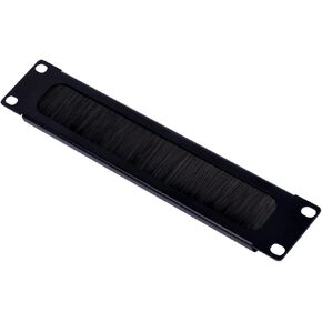 Geeekpi 10 inch 1u Cable Cable Manager لوحة إدارة الكابلات مع شريط فرشاة لإدخال الكبل لرفقة Deskpi Rackmate T1/T0/T2 و 10 بوصات رف الخادم أو خزانة الشبكة (1)