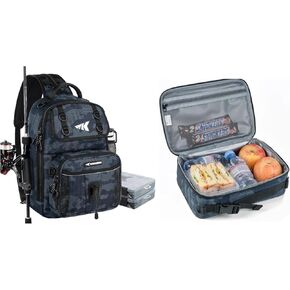 KastKing BaitSpace Fishing Tackle Bag and Insulated Fishing Lunch Bag