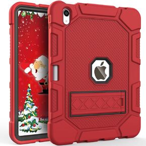 Rantice Case for iPad (A16) 11th Generation 11 Inch, iPad 10th Generation Case 10.9 Inch - Heavy Duty Shockproof Protective Cover with Kickstand & Pencil Holder, Black