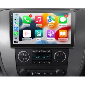 Iying Android Car Stereo لـ GMC لـ Chevy Silverado Sierra Yukon Wireless Carplay & Android Auto 4G+64G 10 inch Radio Bractivil