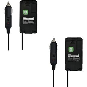 2 Pack QUANSHENG UV-K5 Radio Battery Eliminator 12V Car Charger Cable for UV-5R Plus Ham Radio Long Range UV-K6 Walkie Talkie Accessories