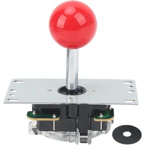 a rcade Joystick Gamepad DIY Joystick a rcade Game Fighting Stick Replacement Parts Pin Circuit Board with Ball (Black)