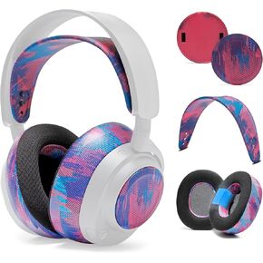 WC Arctis Nova Bundle Pack - Cooling Gel Earpads, Silicone Headband, and Side Speaker Plate Upgrade for Arctis Nova Pro Wireless by Wicked Cushions | Speed Racer