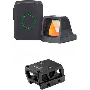 X Multi-Reticle 3 MOA Dot & 32 MOA Circle Open Reflex Sight Bundled with OSP-157 Picatinny Riser Mount