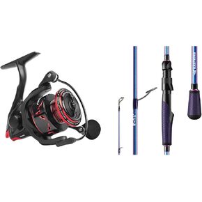 KastKing Speed Demon Elite Spinning Reel - World’s Fastest Spinning Reel 7.4:1 Ratio, Size 3000, KastKing Royale Legend Pro Technique Bass Fishing Rods