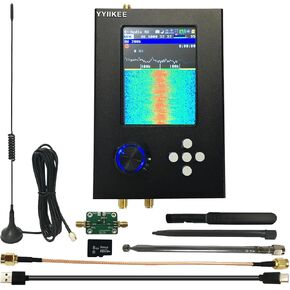 PortaPack H2 SDR Radio Transceiver – 1MHz-6GHz, Touchscreen, Full-Range Frequency Reception, Built-in Rechargeable Battery, Includes Antennas and Accessories