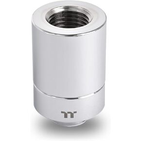 Thermaltake Pacific F-Pro Female to Male 20mm Extender Chrome G 1/4 Thread DIY LCS Fitting CL-W440-CU00SL-A