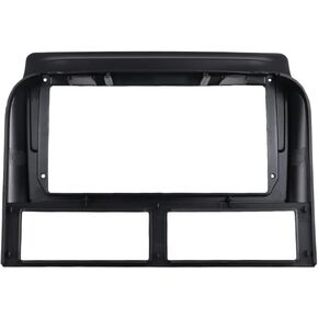 YuYue Electronic 9 Inch Radio Frame Replacement Compatible for Jeep Grand Cherokee 1999-2004 Stereo Player Install Surround Trim Panel Kit Face Plate Audio Fascia