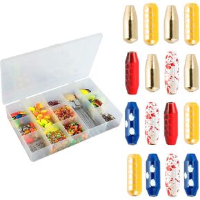 Dr.Fish 1720-Pieces Walleye Rig Making Kit with 50 Brass Lure Bodies