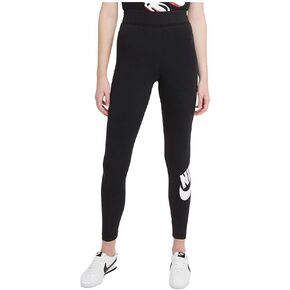 Nike Sportswear Essential Women's High-Waisted Leggings XS (Black/White) in Saudi Arabia