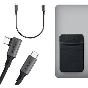 Slipdrive SSD + Short USB C to USB C 3.2 Gen 2 Bundle (Black)
