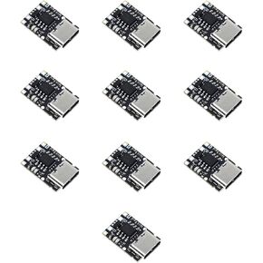 10 PCS TP4057 1A 3.7V Lithium Battery Charging Board مع الحماية هي لوحة شحن بطارية Lithium-ion Type-C USB C وهي متفوقة على TP4056.