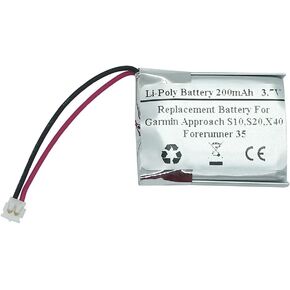 Replacement Battery Compatible with Garmi n Approach S10, S20, X40, Forerunner 35 Smart Running Watch, 361-00117-00