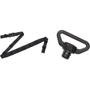 Magpul MAG545-BLK MS1 Padded Two-Point Sling & QDM Heavy Duty Quick-Disconnect Sling Swivel, Black
