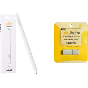 MR05 EMR Stylus White and Tip-Set, Accessories for Remarkable Tablet