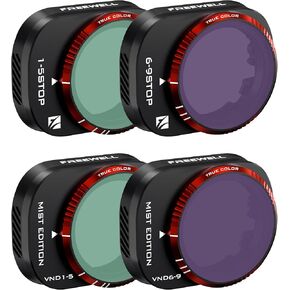 Freewell Variable ND and VND (Mist Edition) Filters Kit Compatible with Mini 4 Pro