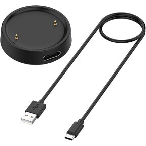 Charger Dock Compatible for Amazfit Active 2 & Amazfit Bip 6 Charging Base, Type-C Replacement Charger Station Holder for Amazfit Active 2/Bip 6 Smartwatch Accessories