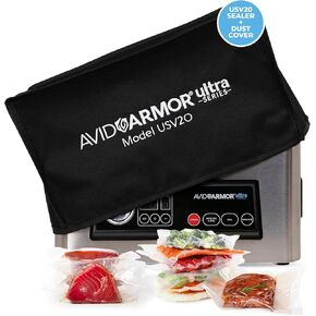 Avid Armor USV20 Ultra Series Chamber Vacuum Sealer Machine with 11.5-Inch Bar for Wet Foods & Meat, Compact Vacuum Packing Machine + Dust Cover Included