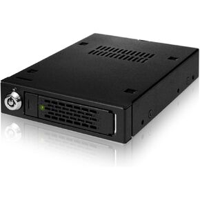 ICY DOCK 2.5" U.2 NVMe SSD PCIe 3.0/4.0 Mobile Rack for External 3.5" Drive Bay (147mm Depth) | ToughArmor MB601VK-B