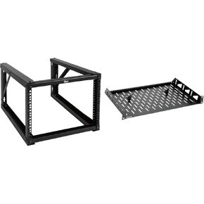 Tecmojo 6U Wall Mount Rack & 8in Server Rack Shelf