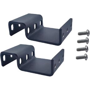 Compatible 1RU Recessed Rack Adapter-for Computers,Servers,and Network Devices,fits Patch Panels,Rack Shelves,and Standard 19-inch Equipment,Reverse Mount Provides Extra Space for switches | RRA1U