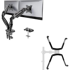 HUANUO Dual Monitor Stand and HUANUO Universal VESA Mount Adapter Kit